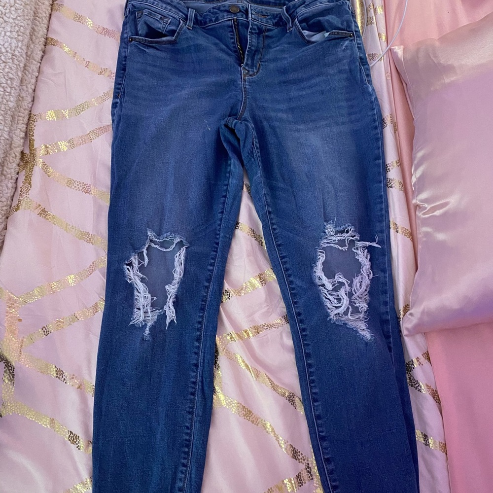 old navy ripped jeans